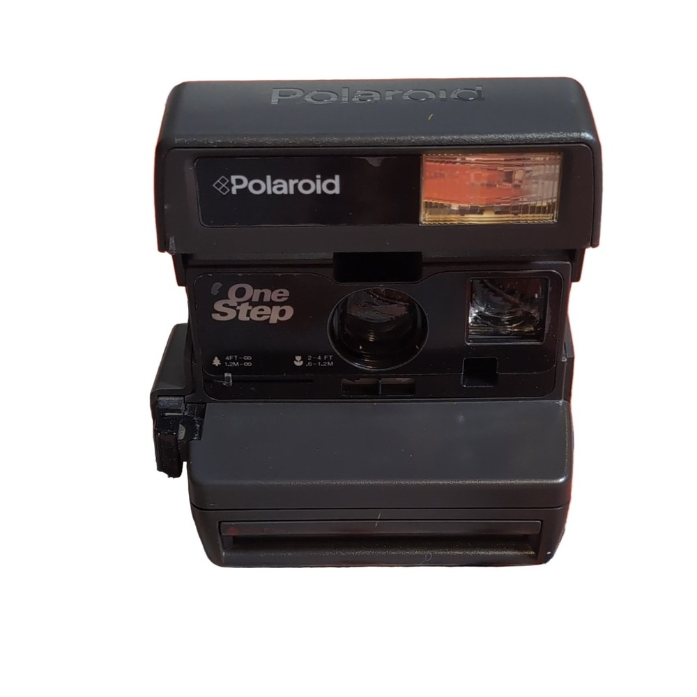 Polaroid OneStep 600 Instant Camera Dark Gray w/ Film & Strap